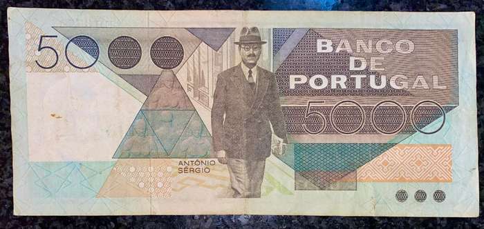 Portugal 5000 escudos 1980