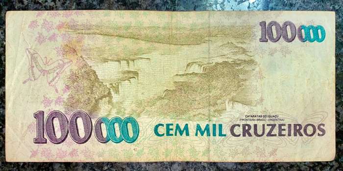 BRASIL 100.000 CRUZEIROS  ND