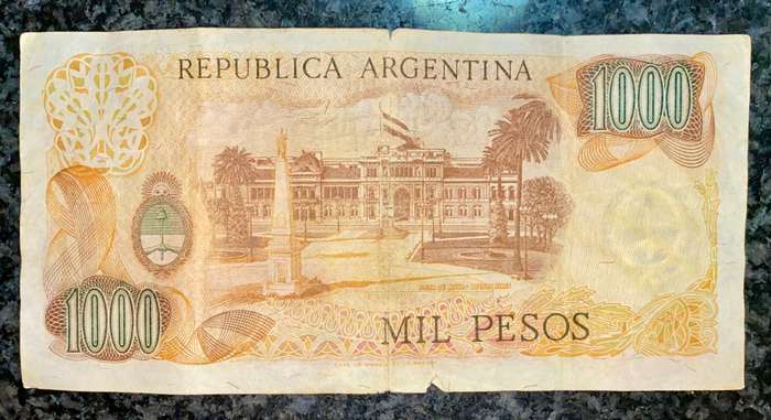 ARGENTINA 1000 PESOS ND