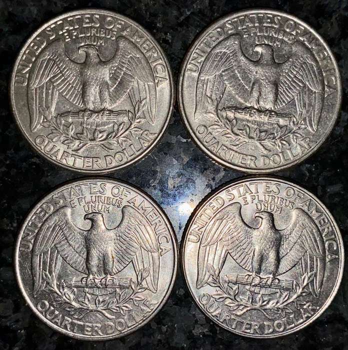 USA set 1/4 dollars 1994 -1995 -1996 -1998 (1 bid takes all)