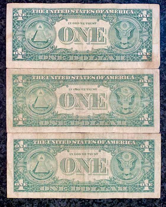 USA Set 1 dollar - B - F - G - Federal Reserves 2006-2017 (1 bid takes all)