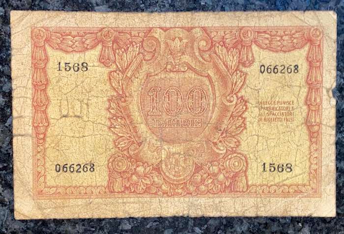 Italy 100 lire 1951