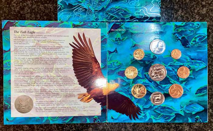 South Africa. uncirculated coin set 1995 in original packaging