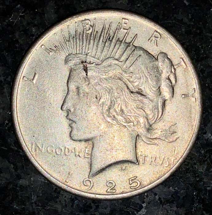 USA Silver Peace 1 dollar - 1925 Philadelphia mint -