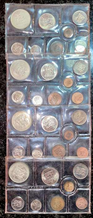 SA Mint Uncirculated 1974 - Silver R1 to 1 cent - sealed as from SA Mint