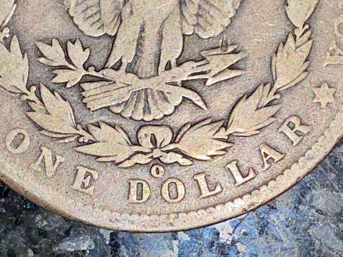 USA silver Morgan 1 dollar - 1890 Orleans mint -