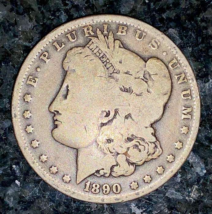 USA silver Morgan 1 dollar - 1890 Orleans mint -