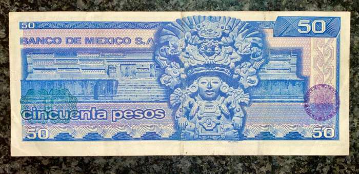 Mexico 50 pesos 1981 Aunc