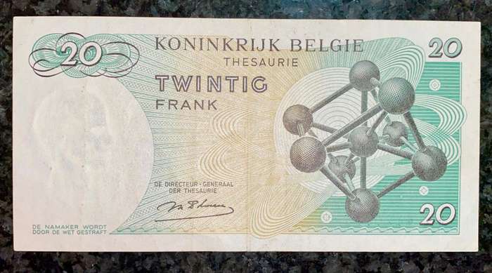 Belgium 20 francs 15-06-1964 A