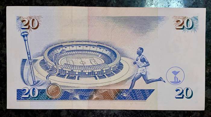 Kenya 20 shillings 1996