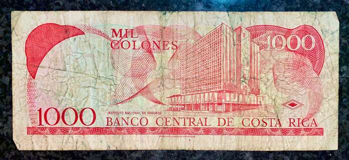 COSTA RICA 1000 COLONES 2005