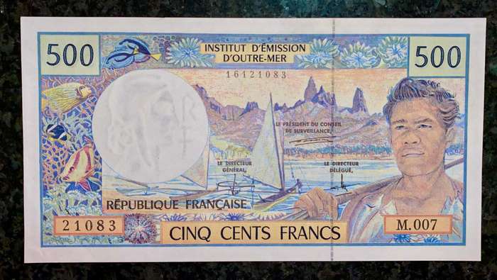 French Pacific Territories 500 francs M.007 ND 1990- 2012