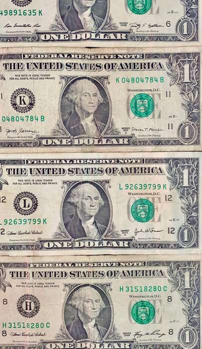 USA 1 dollar set 4 different signatures & Federal Reserve's 2003-2013 (1 bid takes all)