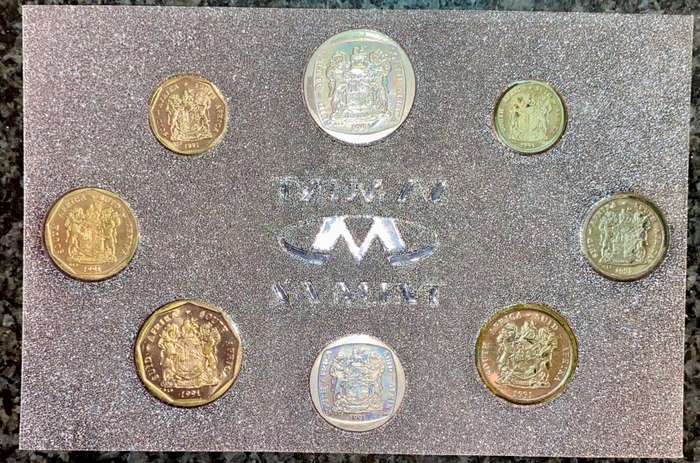 S A MINT UNCIRCULATED SET 1991 -- R2 TO 1 CENT - SEALED FROM SA MINT - 3 AVAILABLE