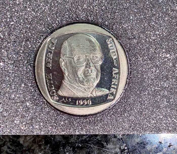 S A MINT UNCIRCULATED SET 1990 WITH PW BOTHA R1 -- R2 TO 1 CENT -- SEALED FROM SA MINT - 2 AVAILABLE