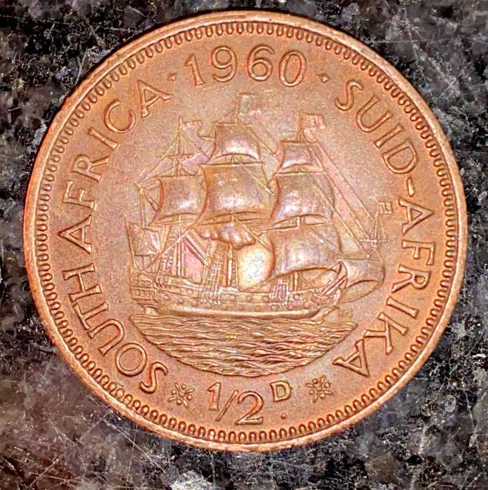 SA Union 1/2 penny 1960