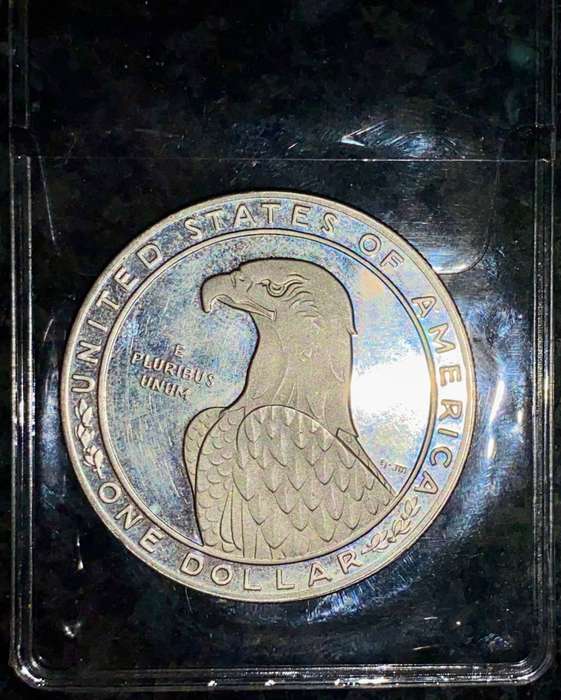 USA Silver 1 dollar 1983 Los Angeles Olympiad Silver .900
