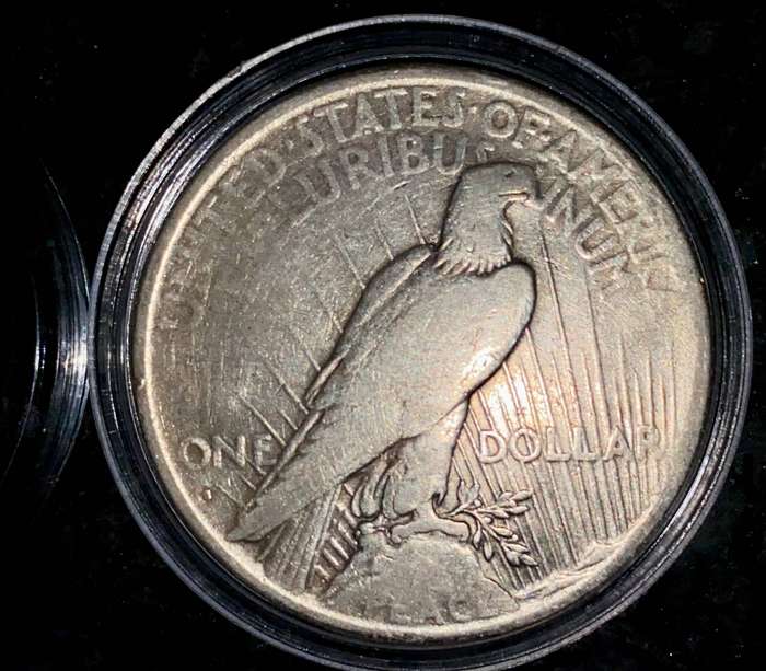 USA Silver Peace 1 dollar - 1935 San Francisco Mint in capsule
