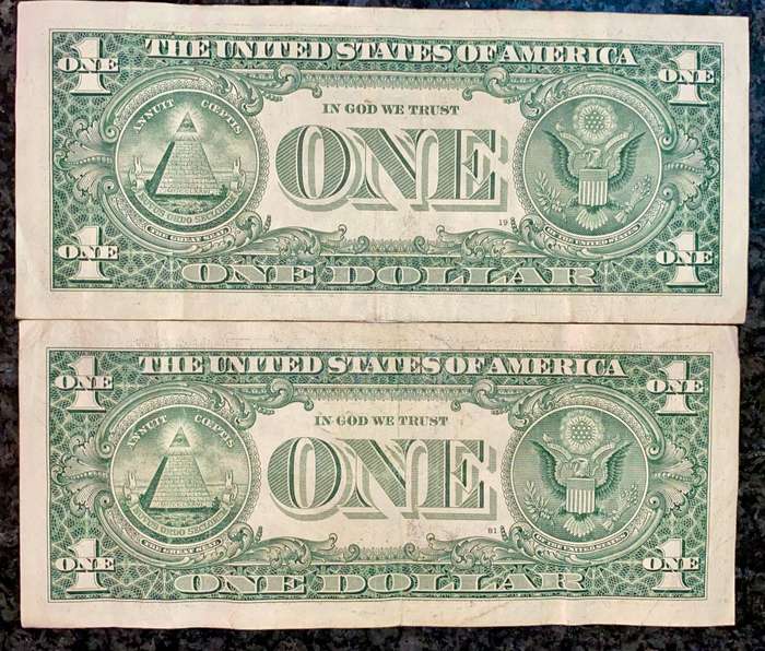 USA Set 1 dollar - L - K - Federal Reserves 2003-2006 (1 bid takes all)