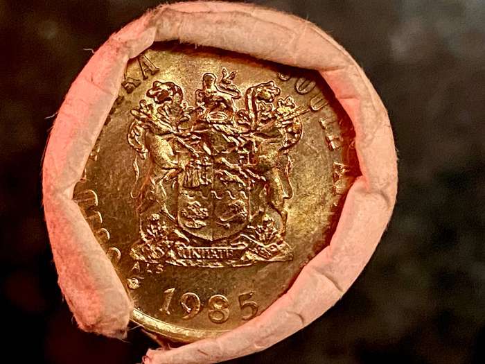 South Africa Bankroll 1 cent - 2nd decimal (1965-1989) still sealed as from Standard Bank
