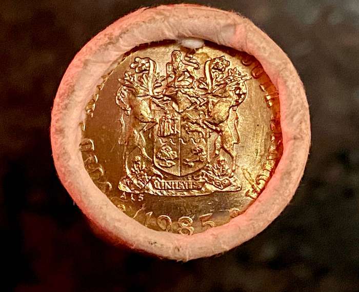 South Africa Bankroll 1 cent - 2nd decimal (1965-1989) still sealed as from Standard Bank