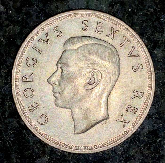 SA Union silver 5 shillings 1952 silver value alone is R325