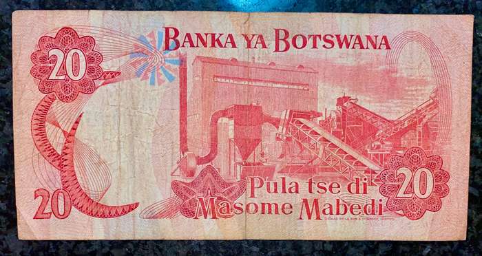 Botswana. 20 pula ND