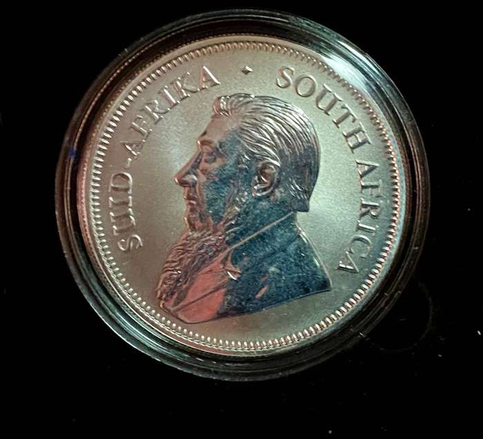 South Africa 1oz Silver Krugerrand Collection - Premium UNC 2017 to 2024 most boxed all in capsules