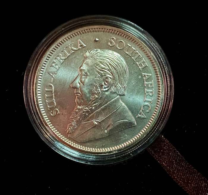 South Africa 1oz Silver Krugerrand Collection - Premium UNC 2017 to 2024 most boxed all in capsules