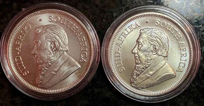 South Africa 1oz Silver Krugerrand Collection - Premium UNC 2017 to 2024 most boxed all in capsules