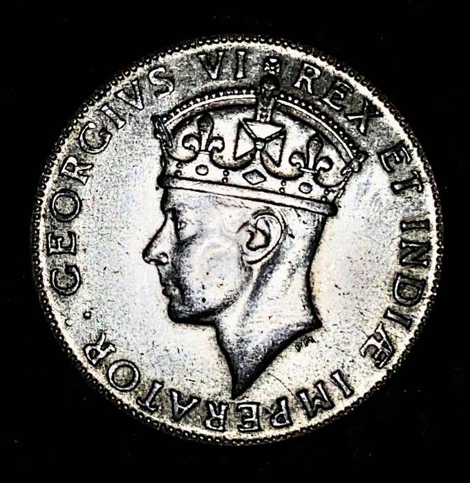 East Africa Silver 1 shilling 1941 WW2