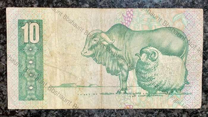 REPLACEMENT NOTES TW DE JONGH R10 --Y6-- VAN RIEBEECK WTM 4TH ISSUE 1979