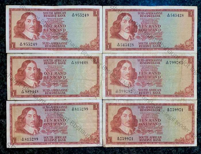 G Rissik. R1 -- A15-A101 -- 2nd issue 1966(1 bid takes all)