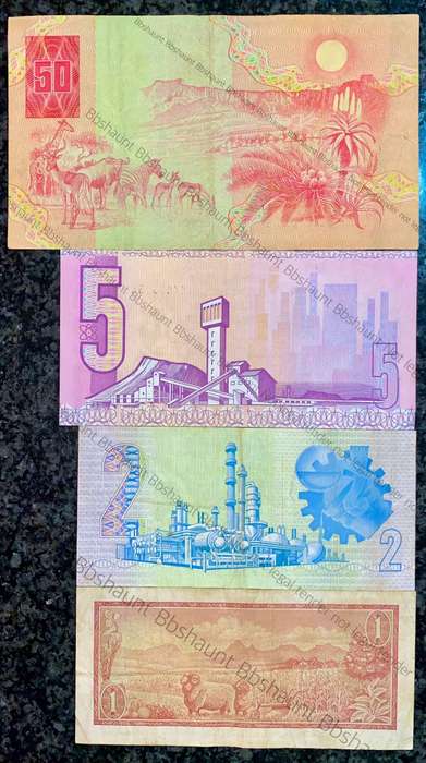 Replacement Notes Set R50XX to R1 Z33 (1 bid takes all)