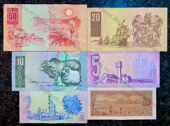 Complete Set CL Stals R50 to R2AA  good condition 1st issue 1990 (R1 TW De Jongh) (1 bid takes all)