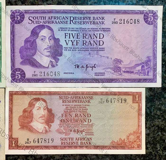 Complete Set Tw De Jongh R10 to R1 - very good condition 1967-1975(1 bid takes all)