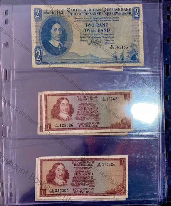 Banknote Stiff Plastic Sleeves - 3 Pocket sleeve (1 bid takes all 5 sleeves) banknotes incl