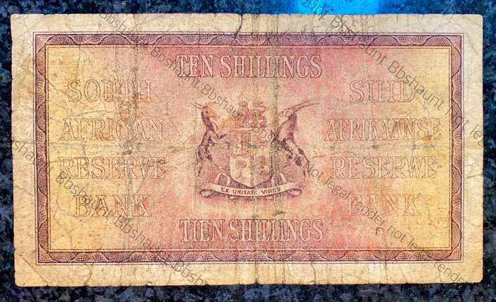 J Postmus. 10 shillings 19th September 1940 -- AE51 /295.175