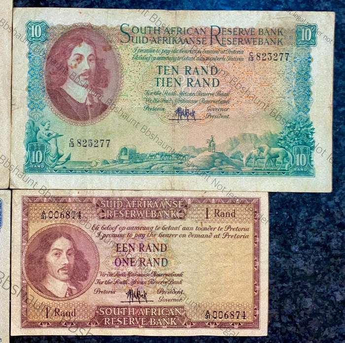 complete set Mh De Kock R20 to R1 -- 4th issue 1961 (1 bid takes all)