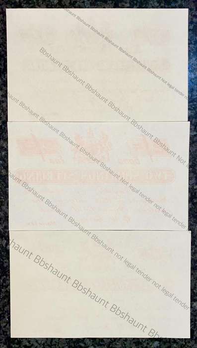 Anglo Boer War POW set 5 shillings to 1 shillings 1899-1902 Greenpoint Track - Good Fors - no wtm