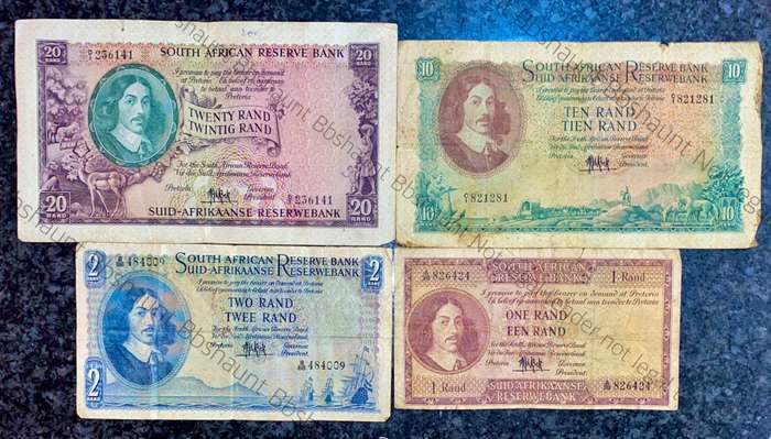 Complete Set Mh De Kock R20 to R1 -- 4th issue 1961 (1 bid takes all)
