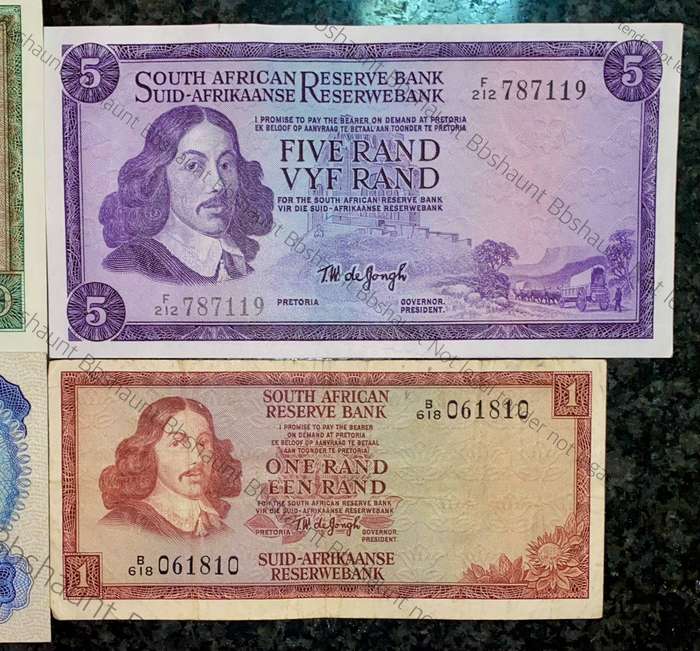 Complete Set Tw De Jongh R10 to R1 -- 1967-1975 (1 bid takes all)