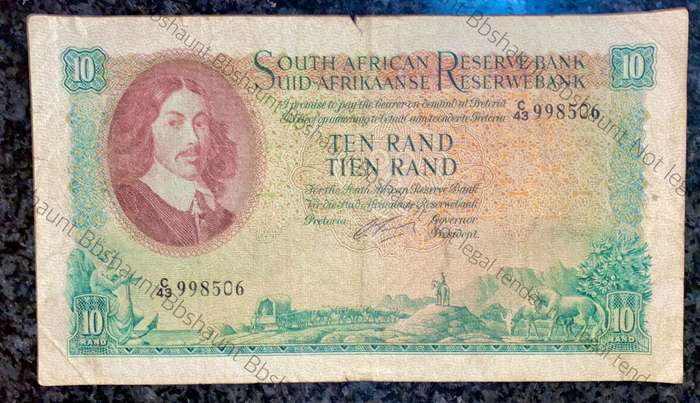 G Rissik. R10 -- 1st issue 1962
