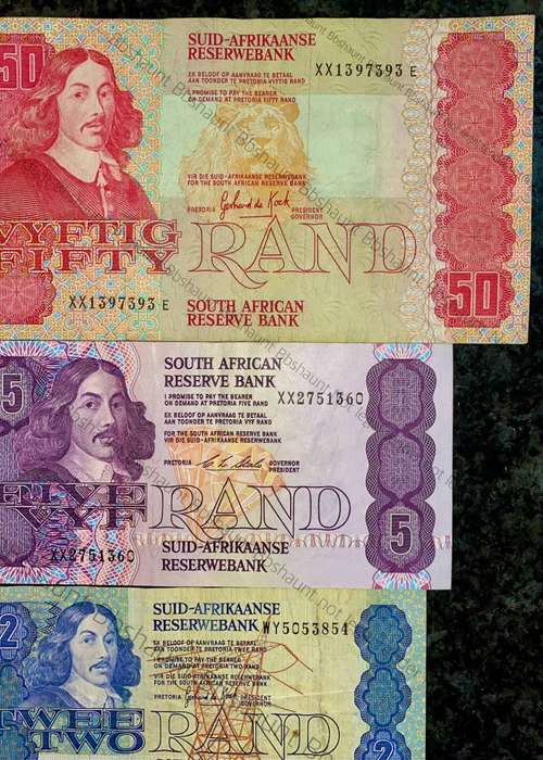 Replacement Notes Set R50XX to R1 Z33 (1 bid takes all)