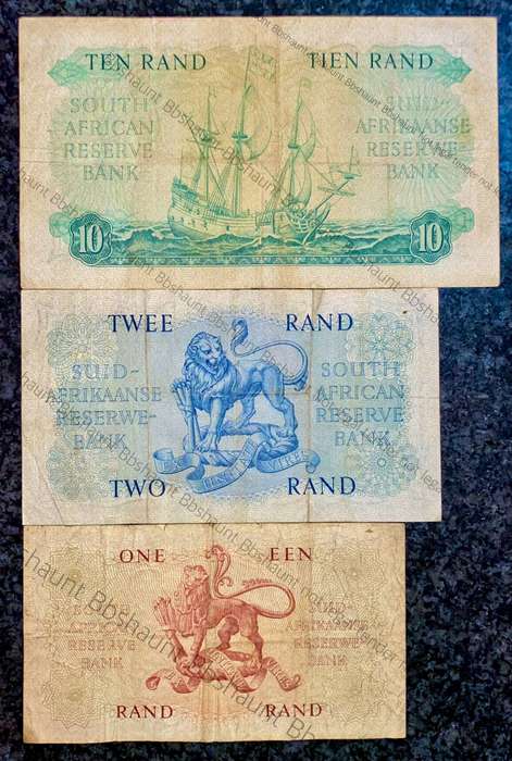 G Rissik. Set R10 - R2 & R1 -- 1st issue 1962 (1 bid takes all)