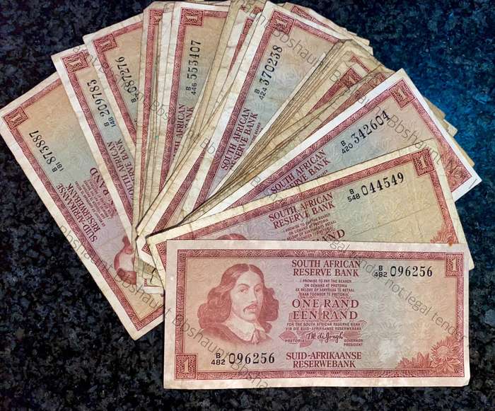 Tw De Jongh. R1 - B series 1973/75 (1 bid takes all 50 notes)
