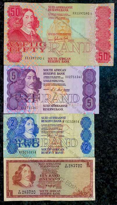 Replacement Notes Set R50XX to R1 Z33 (1 bid takes all)