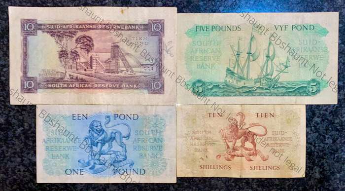 Mh De Kock. set 10 pound to 10 shillings 1951-1957 (1 bid takes all)