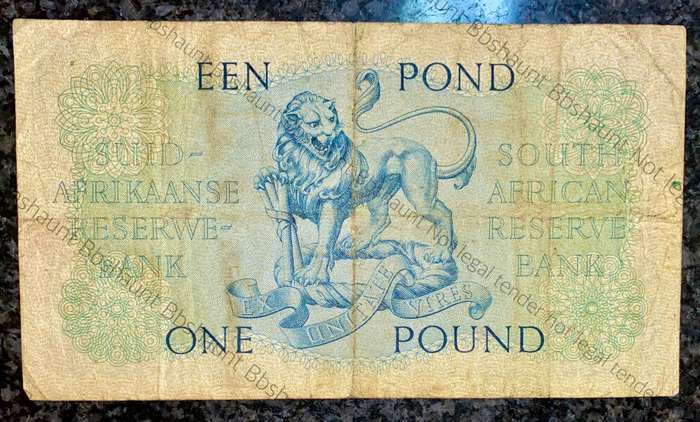 MH DE KOCK 1 POUND 12-4-1956 A/E 3RD ISSUE B238