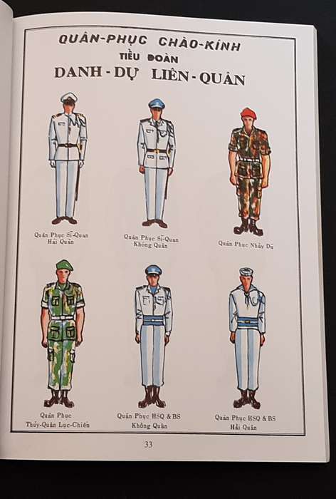 **RARE: 1971 Uniforms of South Vietnam (1994) Reprint- Fully Illustrated. **